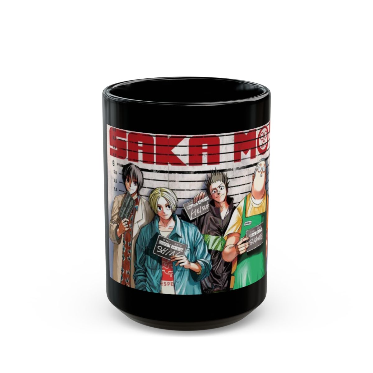 Sakamoto Days Mug Shot Black Mug - alternate angle 4, merchandise
