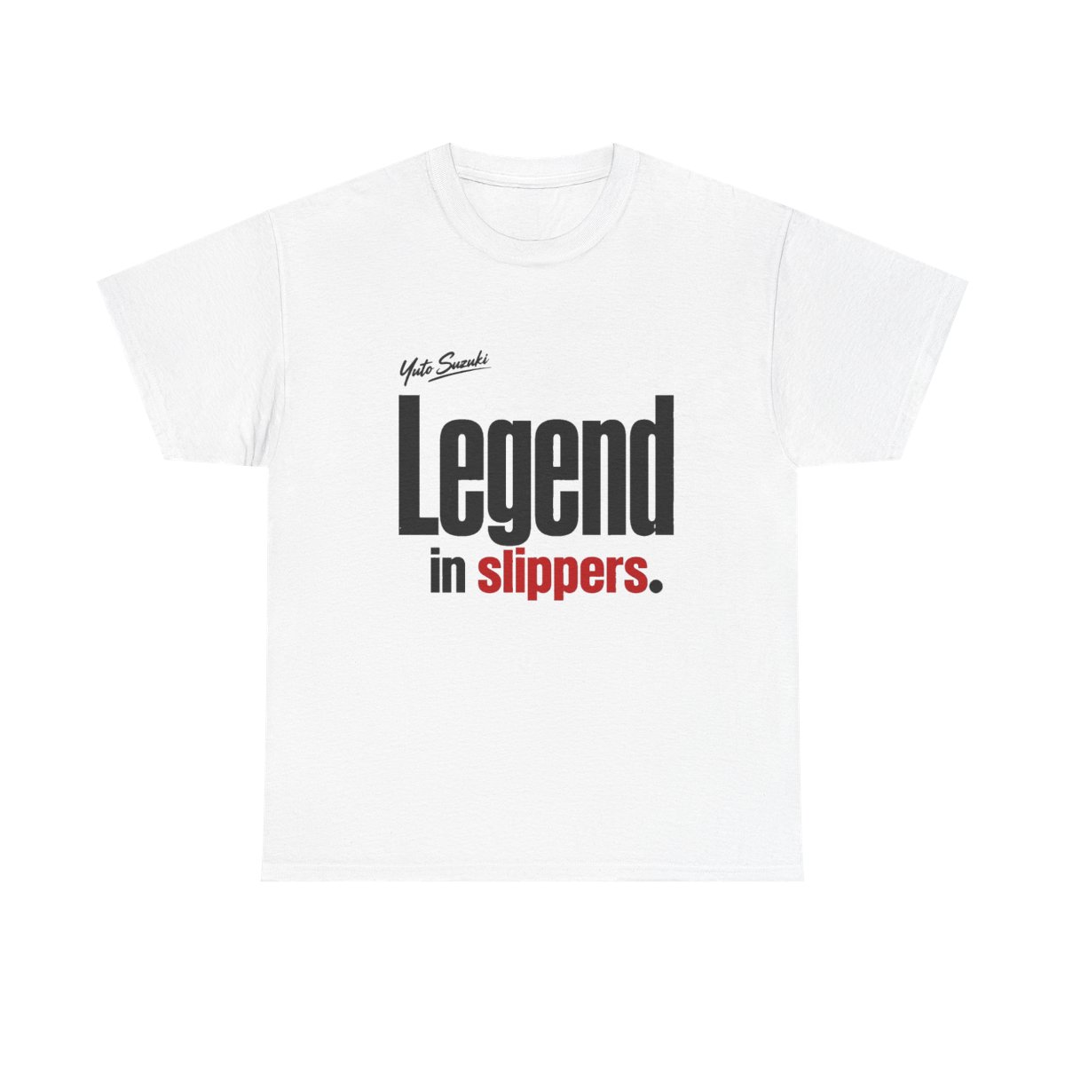 Sakamoto Days "Legend in slippers." Unisex Tee