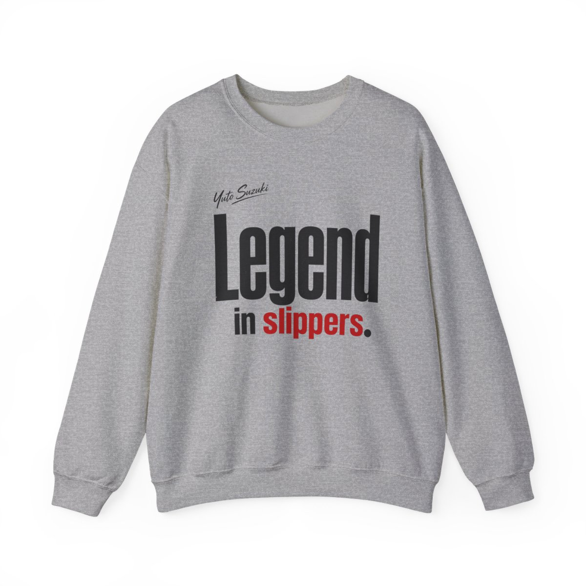 Sakamoto Days "Legend in slippers." Crewneck