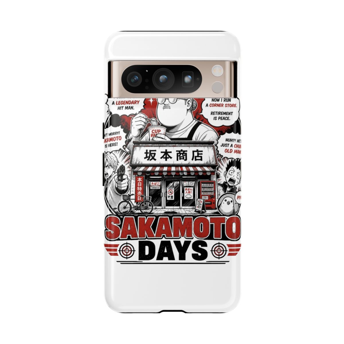 Sakamoto Days "Sakamoto Days" Phone Case - alternate angle 1, merchandise