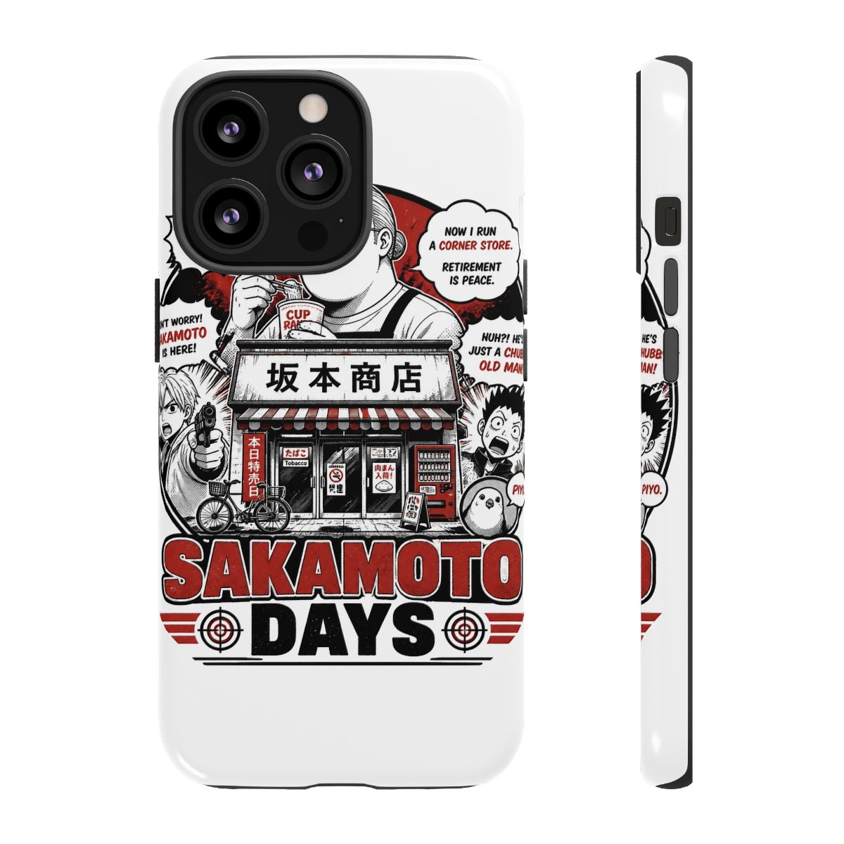 Sakamoto Days "Sakamoto Days" Phone Case - alternate angle 3, merchandise