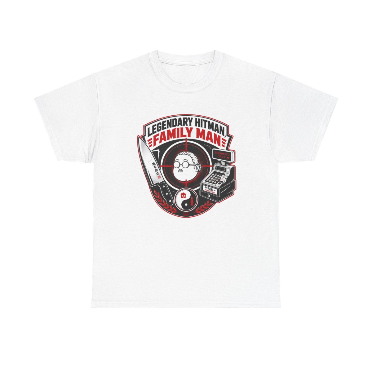 Sakamoto Days "Legendary Hitman, Family Man" Unisex Tee