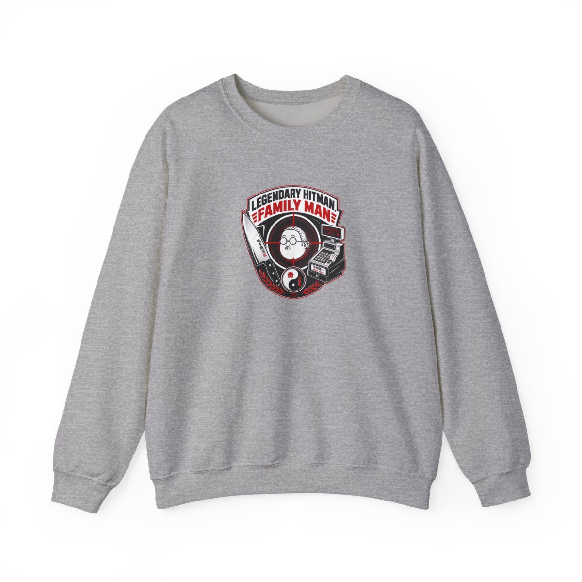 Sakamoto Days "Legendary Hitman, Family Man" Crewneck