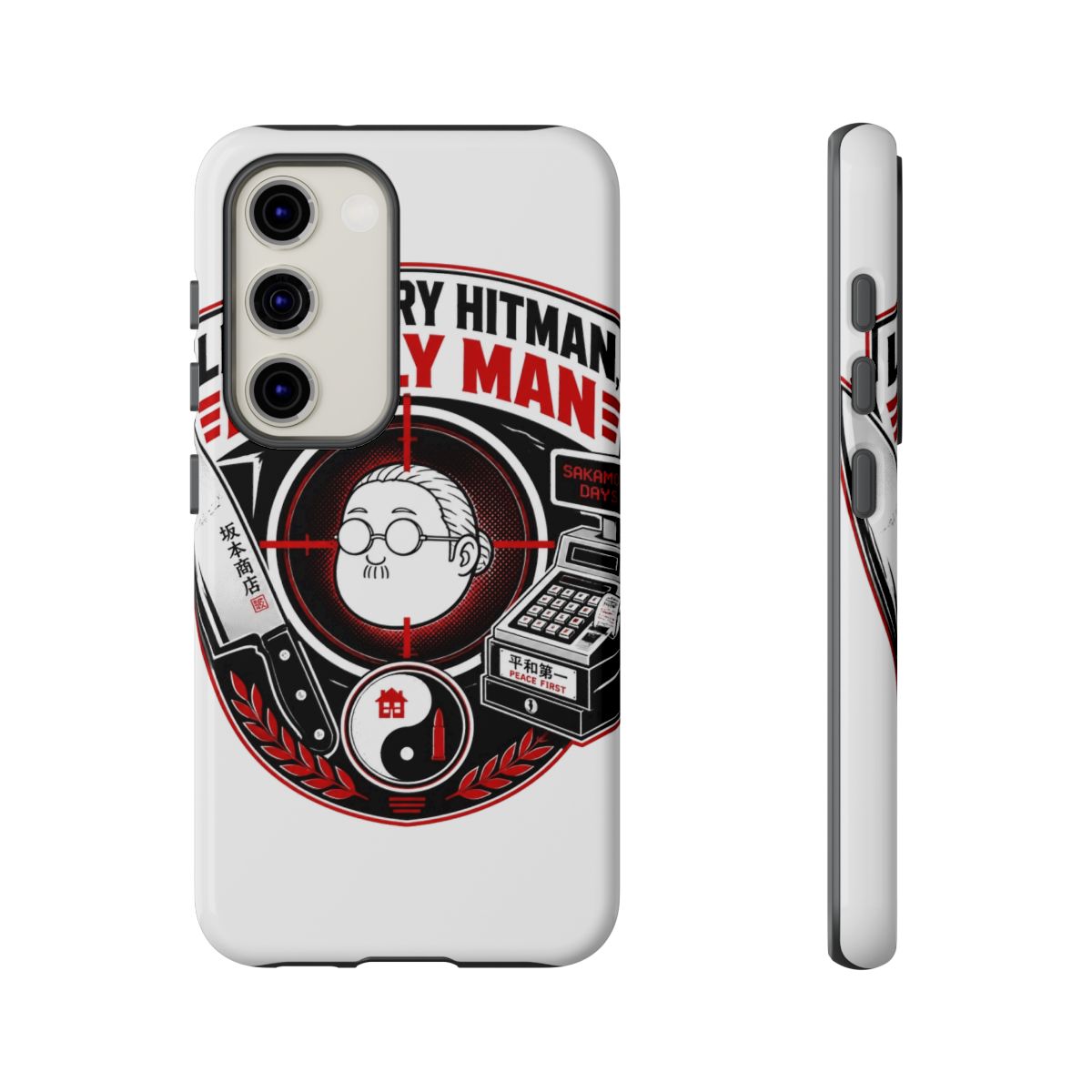 Sakamoto Days "Legendary Hitman, Family Man" Phone Case - alternate angle 1, merchandise