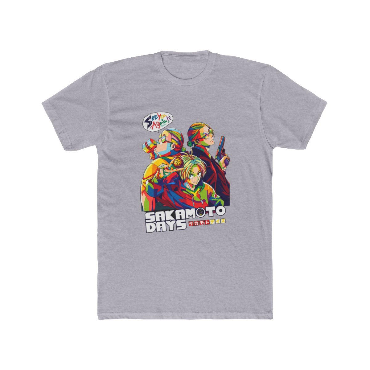 Sakamoto Days Wpap Pop Art T Shirt - alternate angle 5, merchandise