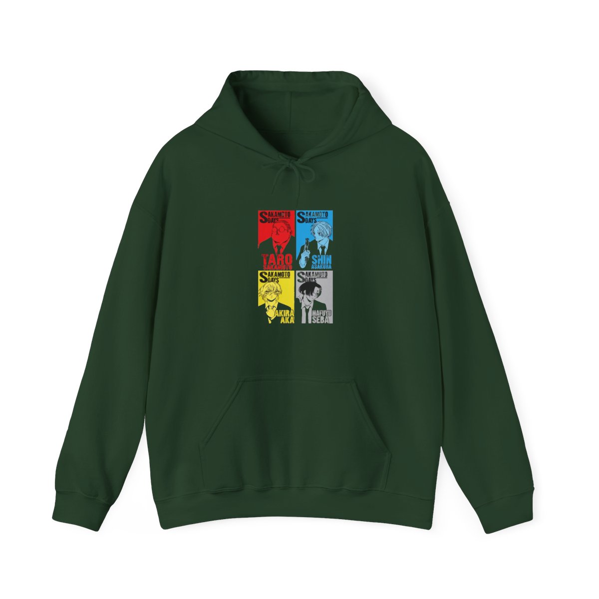 SAKAMOTO DAYS: ALL CHARACTERS Hoodie - alternate angle 2, merchandise