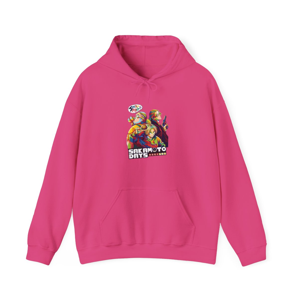 Sakamoto Days Wpap Pop Art Hoodie - alternate angle 2, merchandise